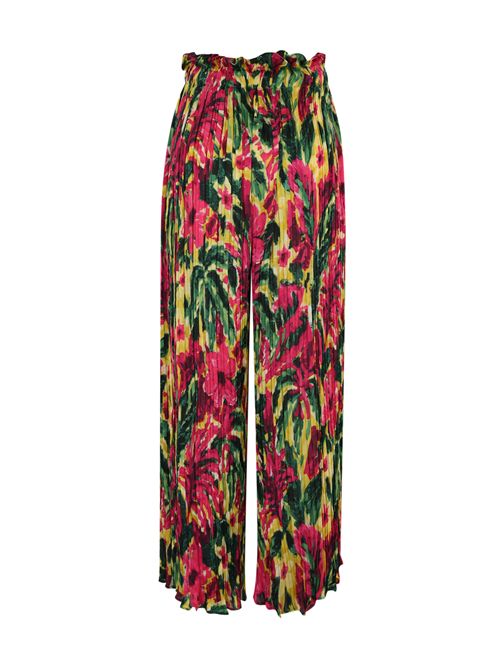 Pantalone Balestrate con stampa TPN | BALESTRATE 242S5MAGENTA-GIALLO